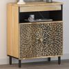 vidaXL Side Cabinet 60x33x75 cm Solid Wood Mango