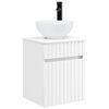 vidaXL Wall-mounted Sink Vanity White 39 x 41 x 64.5 cm