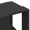 vidaXL Coffee Table Black 32x32x30 cm Engineered Wood