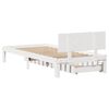 vidaXL Bed Frame with Drawers without Mattress White 100x200 cm