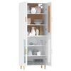 vidaXL Highboard White 69.5x34x180 cm Engineered Wood