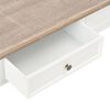 vidaXL Coffee Table White 100x50x46 cm Solid Wood Paulownia