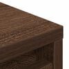 vidaXL Shoe Cabinet Brown Oak 29.5x34x76 cm Engineered Wood