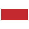 vidaXL Patio Retractable Side Awning 220x500 cm Red