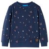Kids'Sweatshirt Navy Melange 140