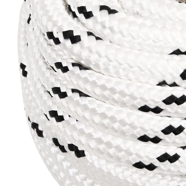 vidaXL Work Rope White 16 mm 100 m Polyester