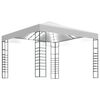 vidaXL Garden Marquee with LED String Lights 3x3 m White