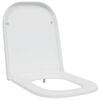 vidaXL Toilet Seat White 47.5 x 35 x 3.6 cm Duroplast