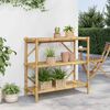 vidaXL 3-Layer Shelf 100x40x90 cm Bamboo