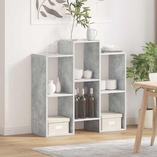 vidaXL Sideboard Concrete Grey 90 x 30 x 90 cm