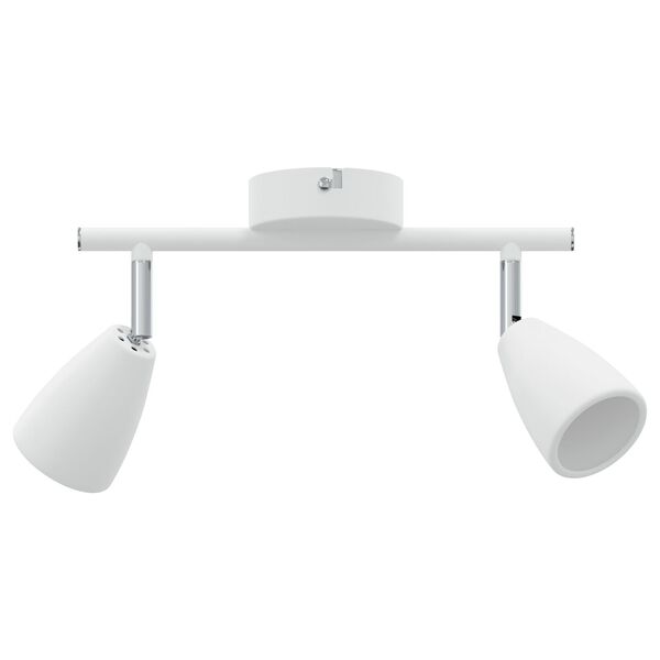 vidaXL Ceiling Spotlight White 25.5 x 8 x 15.5 cm Steel