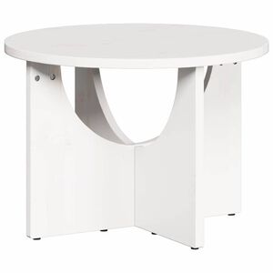 vidaXL Coffee Table White 50 x 50 x 35 cm Solid pine wood