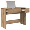 vidaXL Cosmetic Table with Drawer Artisan Oak 100 x 45 x76 cm