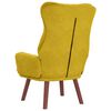 vidaXL Relaxing Chair Yellow 69 x 74 x 93 cm Velvet