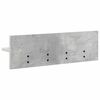 vidaXL Wall-Mounted Coat Rack Concrete Grey 60 x 10.5 x 18 cm