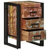 vidaXL Bedside Cabinet Multicolour 40 x 40 x 59 cm Solid Reclaim Wood