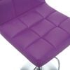 vidaXL Bar Stools 2 pcs Purple Faux Leather