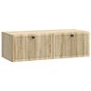 vidaXL Wall-Mounted TV Cabinet Wall-mounted Sonoma Oak 98 x 41 x 30 cm