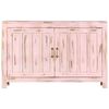vidaXL Sideboard Light Pink 110x35x70 cm Solid Mango Wood