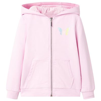 Kids' Hooded Sweatshirt Light Pink 92
