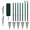 vidaXL Euro Fence Steel 10x0,8 m Green