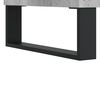 vidaXL Record Cabinet Concrete Grey 100x38x48 cm Engineered Wood