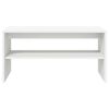 vidaXL TV Cabinet White 80x40x40 cm Engineered Wood