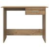 vidaXL Desk with Drawer Artisan Oak 100 x 50 x 76 cm Engineered Wood