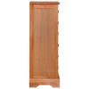 vidaXL Chest of Drawers 45x35x100 cm Solid Wood Mahogany