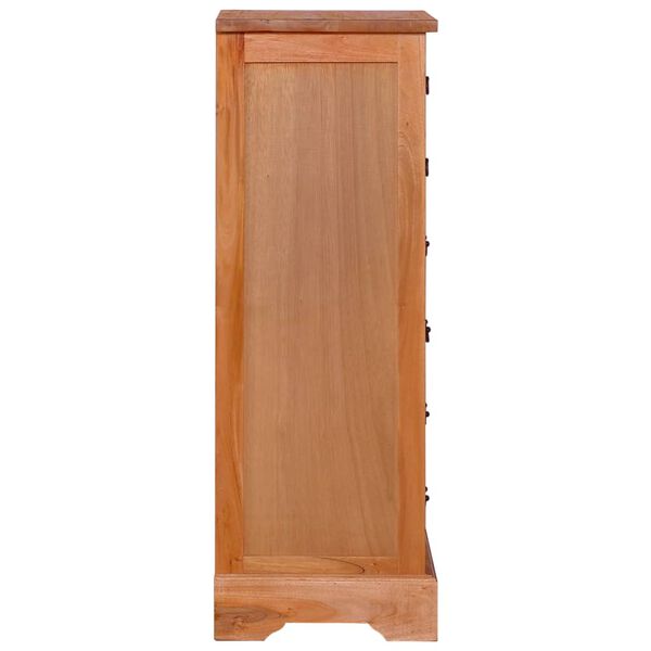 vidaXL Chest of Drawers 45x35x100 cm Solid Wood Mahogany