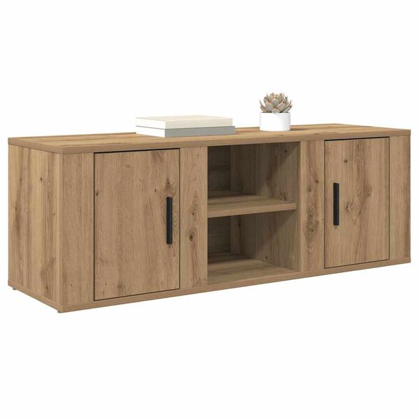 vidaXL TV Cabinet Artisan Oak 100 x 31.5 x 35 cm Engineered Wood