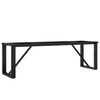 vidaXL Coffee Table Legs O-Frame 140x30x43 cm Steel