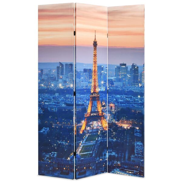 vidaXL Folding Room Divider 120x170 cm Paris by Night