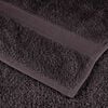 vidaXL 8 Piece Towel Set "FROGN" Anthracite 100% Cotton