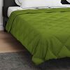 vidaXL Full Year Duvet Green 240 x 260 cm Microfiber
