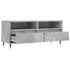 vidaXL TV Cabinet Concrete Grey 100x34.5x44.5 cm Engineered Wood