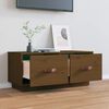 vidaXL TV Cabinet Honey Brown 80x34x35 cm Solid Wood Pine