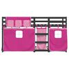 vidaXL Bunk Bed without Mattress Pink 90x200 cm Solid Wood Pine