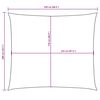 vidaXL Sunshade Sail Oxford Fabric Rectangular 2x2.5 m White