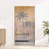 vidaXL Insect Door Curtain Palm Tree Print 100x200 cm Bamboo
