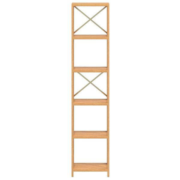 vidaXL 6-Tier Shelf 40x30x181 cm Solid Wood Oak