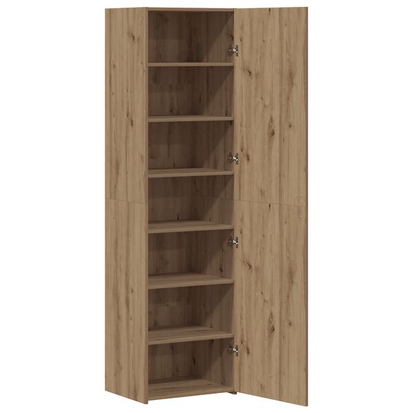 vidaXL Highboard 2 pcs Artisan Oak 50 x 42.5 x 185 cm