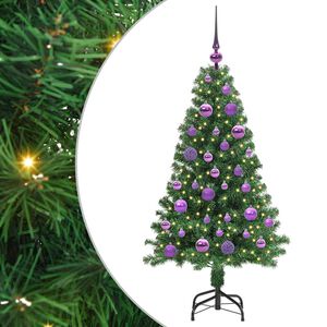 vidaXL Artificial Christmas Tree with 150 LEDs with Stand Green 120 cm
