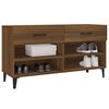 vidaXL Shoe Cabinet Brown Oak 102x35x55 cm Engineered Wood