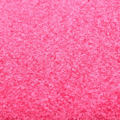 vidaXL Doormat Washable Pink 60x180 cm