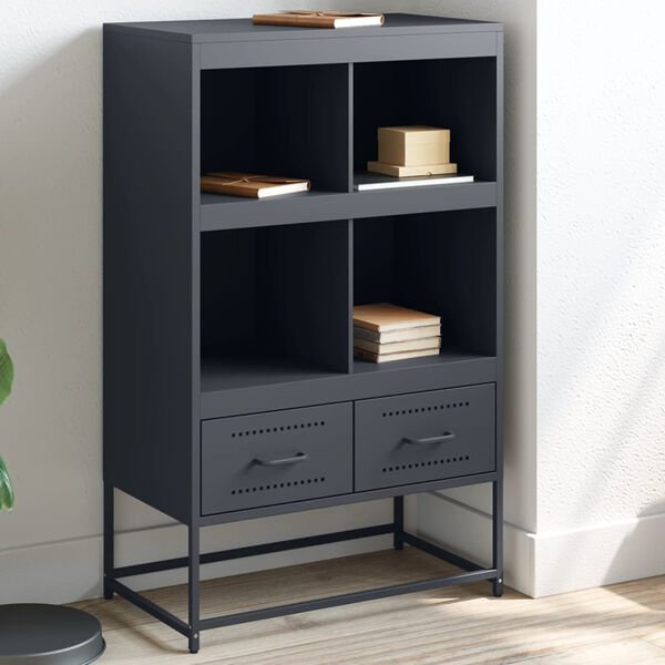 vidaXL Highboard Anthracite 68.5x39x111.5 cm Steel