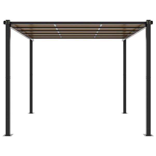 vidaXL Garden Gazebo Anthracite 3x3 m Aluminium