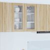 vidaXL Hanging Cabinet with Storage 2 pcs Sonoma Oak 40 x 31 x 80 cm