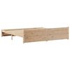 vidaXL Bed Frame without Mattress 180x200 cm Super King Solid Wood Pine