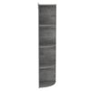 vidaXL Standing Corner Shelf Concrete Grey 40x41.5x180 cm Engineered Wood